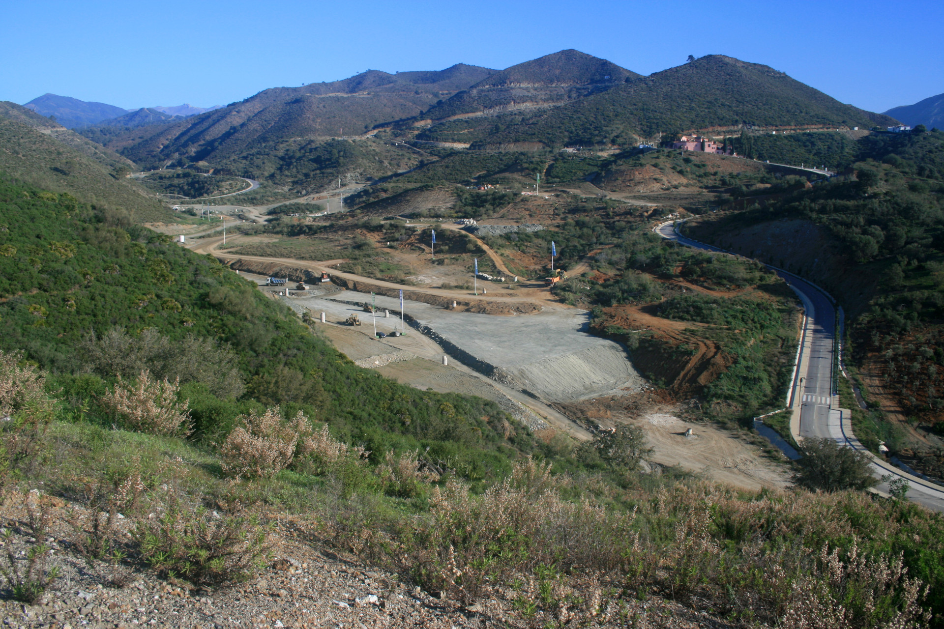 trabajos en el lago de real de la quinta