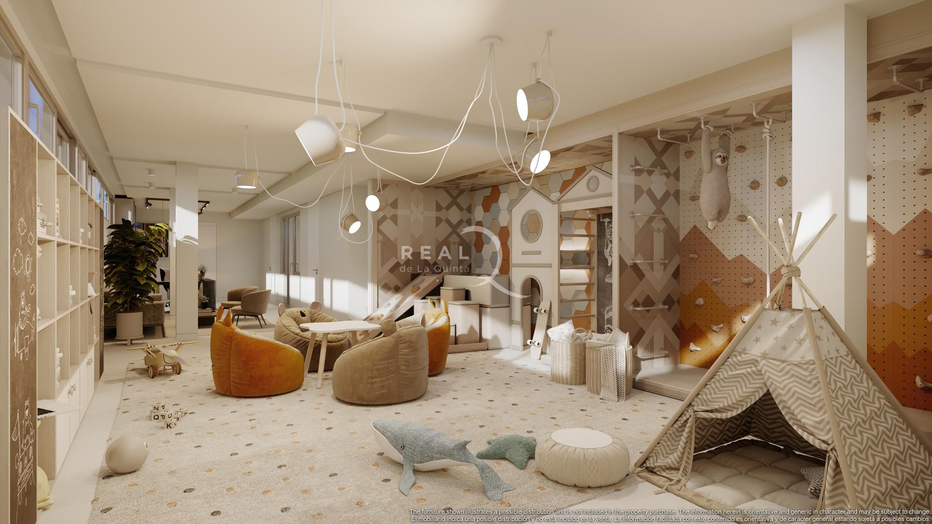 Mimosas Apartment Villa Garden. Leisure Area - Kids+Coworking