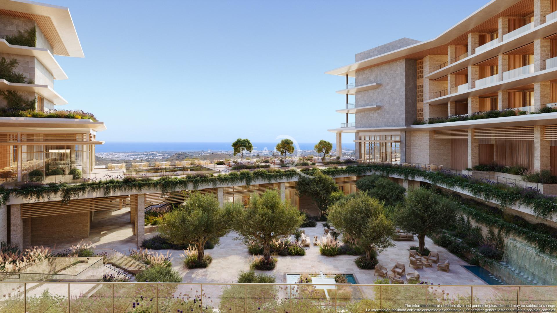 Vista desde la terraza del vestíbulo - Hotel Angsana Real de La Quinta By Banyan Tree Group