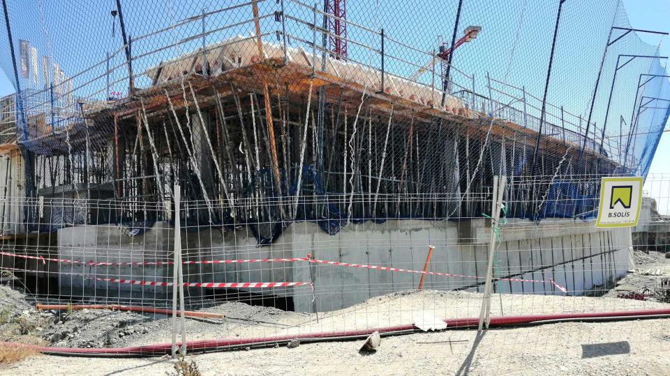 Ground floor complete at Block 5 quercus block 5