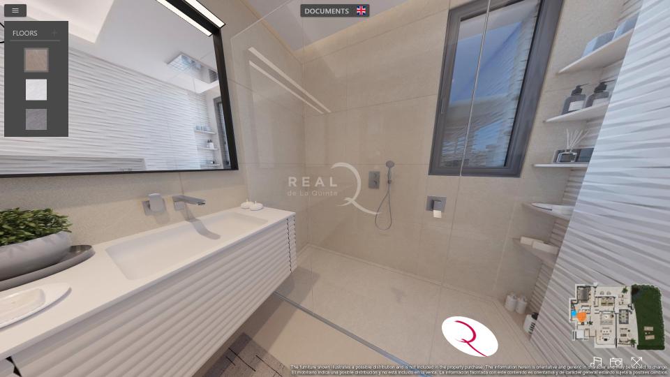 Bathroom with personalization in Beige