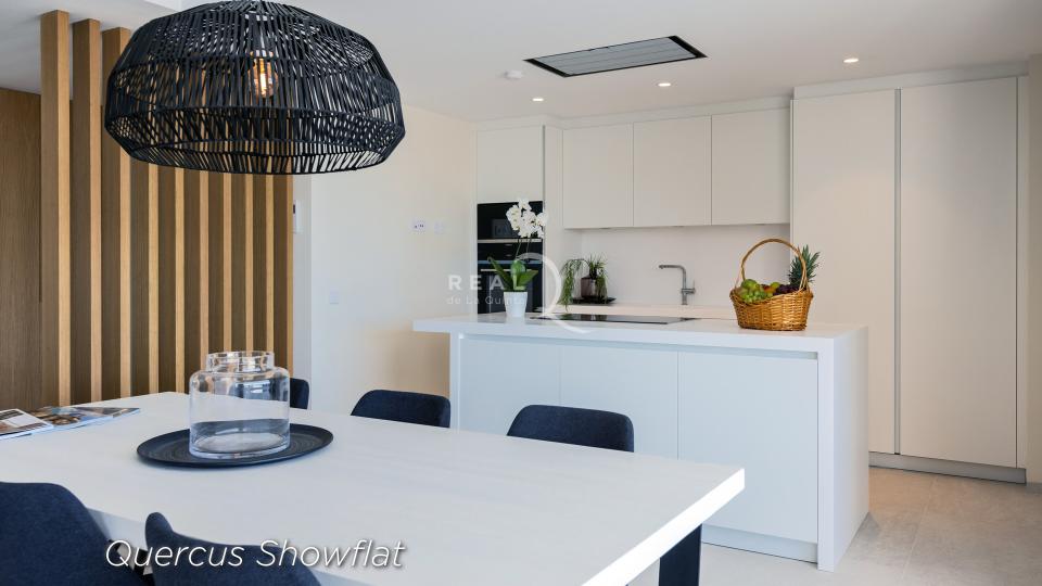 Living Room - Kitchen Quercus Showflat - LivingRoom-Kitchen