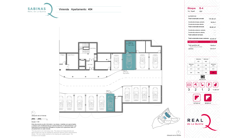 2 plazas de Parking y trastero