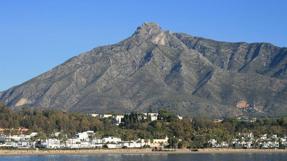 La emblemática montaña de La Concha de Marbella