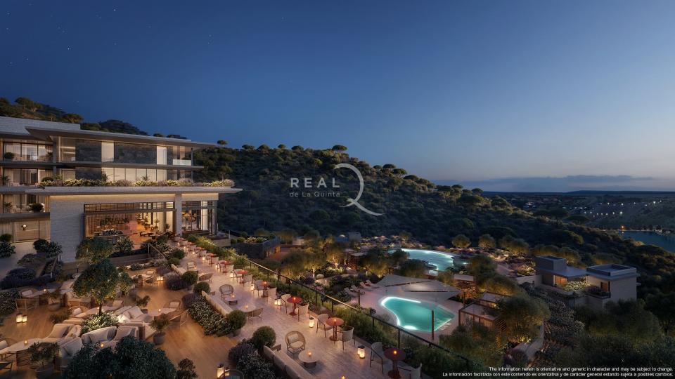Angsana Real de La Quinta Hotel By Banyan Tree Group 02. Hotel Views at Night