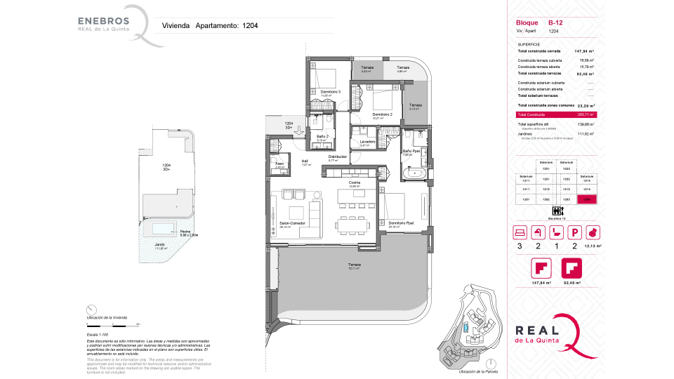 Floor plan living space