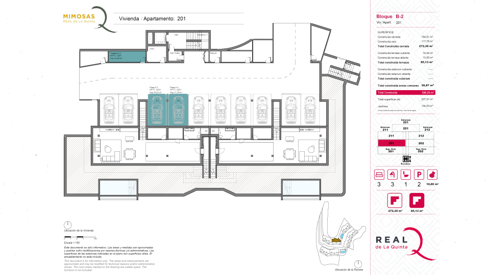 2 Parking Spaces and Storage Room