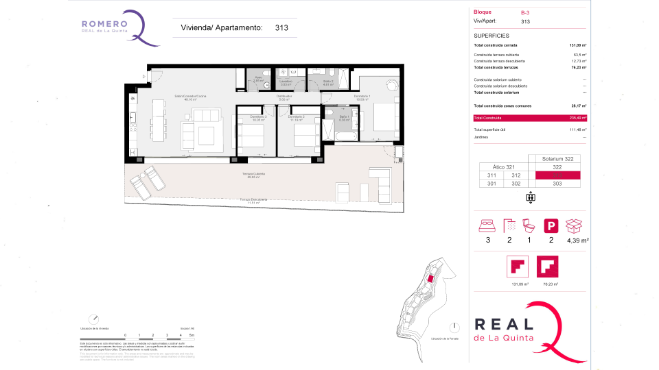 Floor plan living space