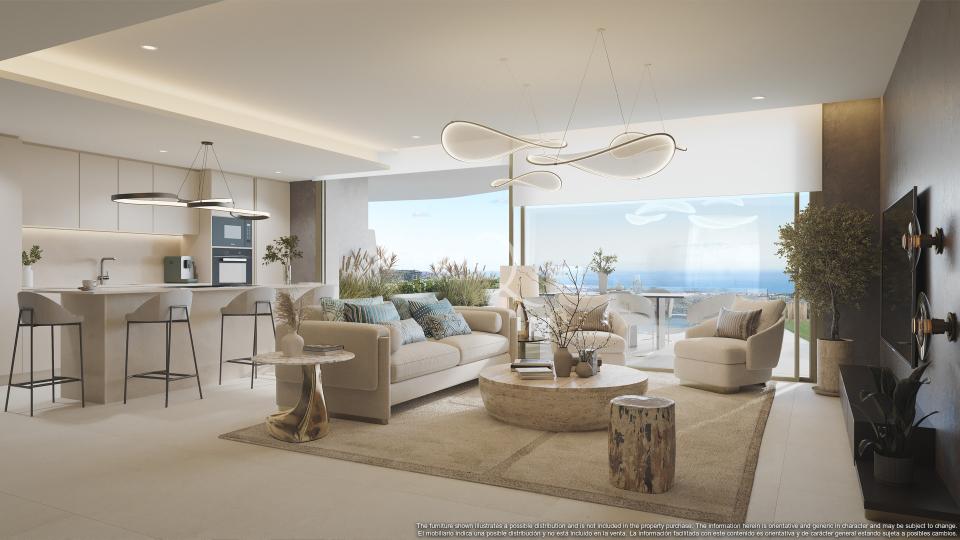 Romero Living Room + Kitchen 
