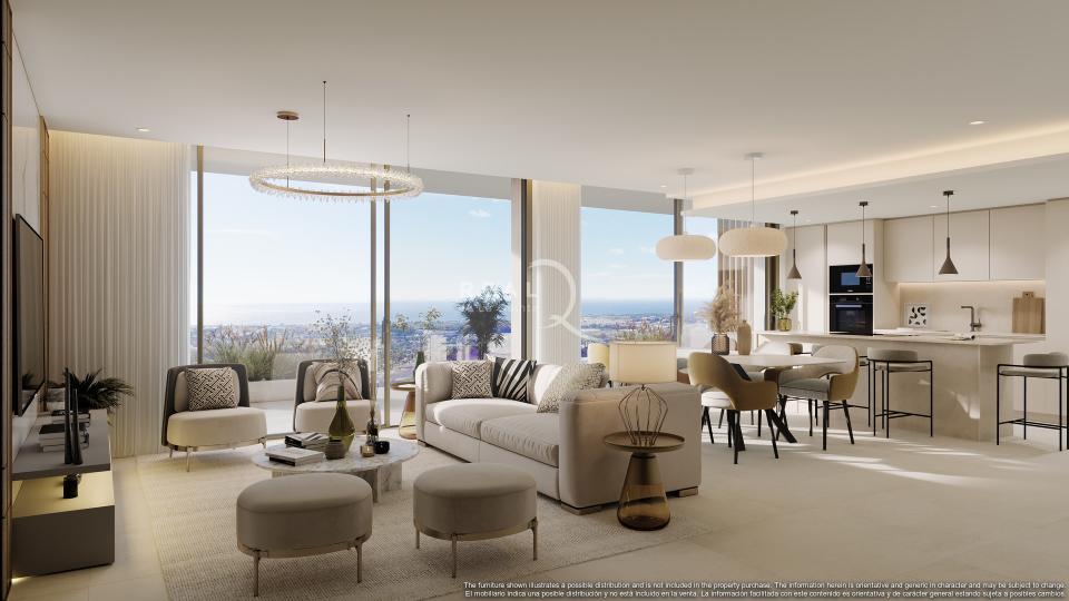 Romero Living Room + Kitchen 3D+