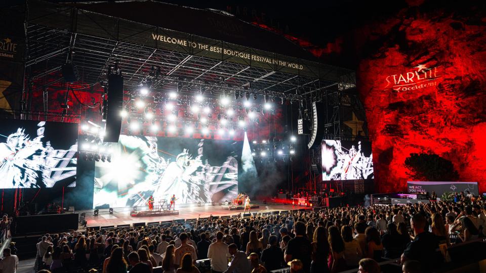 Concierto de Duki en el Starlite Occident 2025