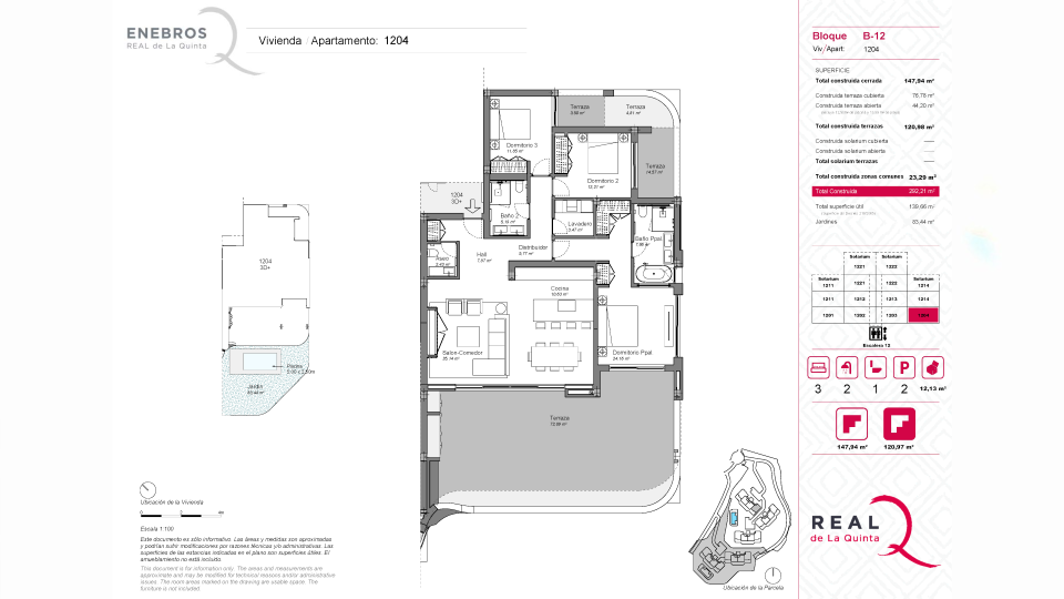 Floor plan living space