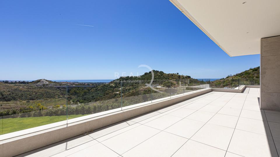 very large terrace