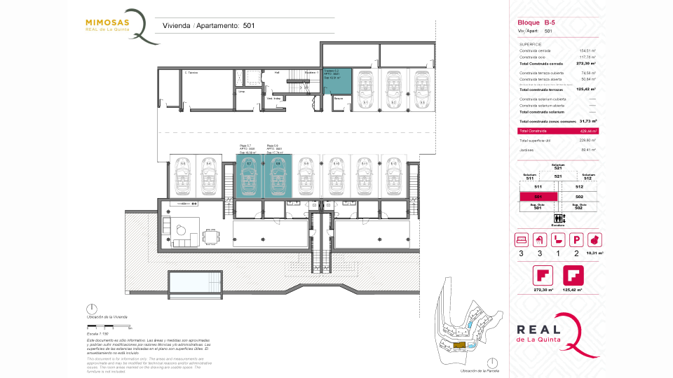 2 Plazas de parking y trastero