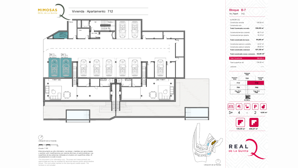 2 Plazas de parking y trastero