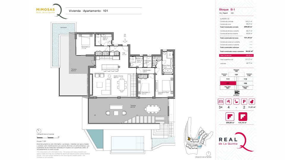 Floor plan living space