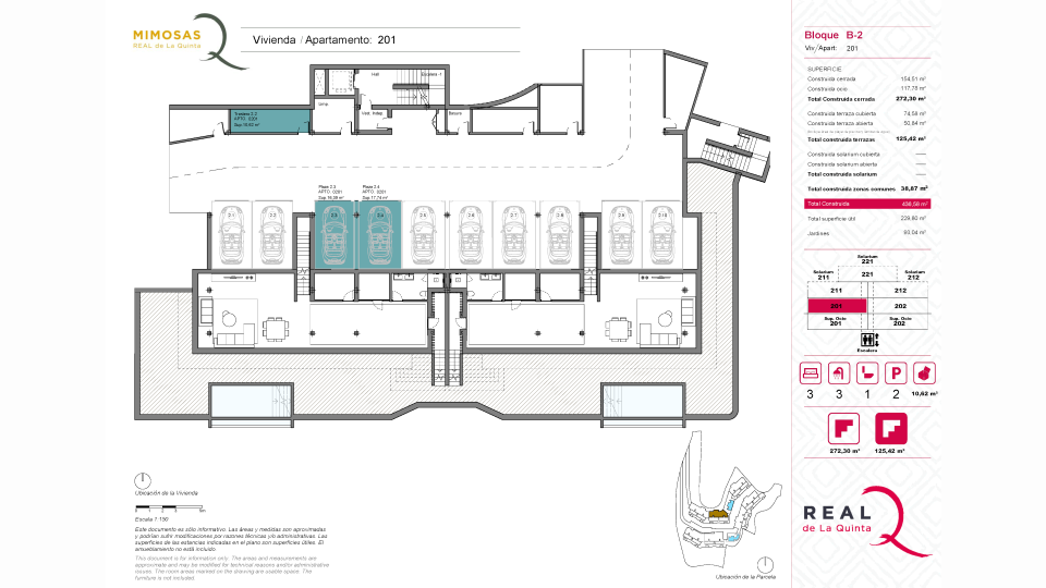 2 Plazas de parking y trastero