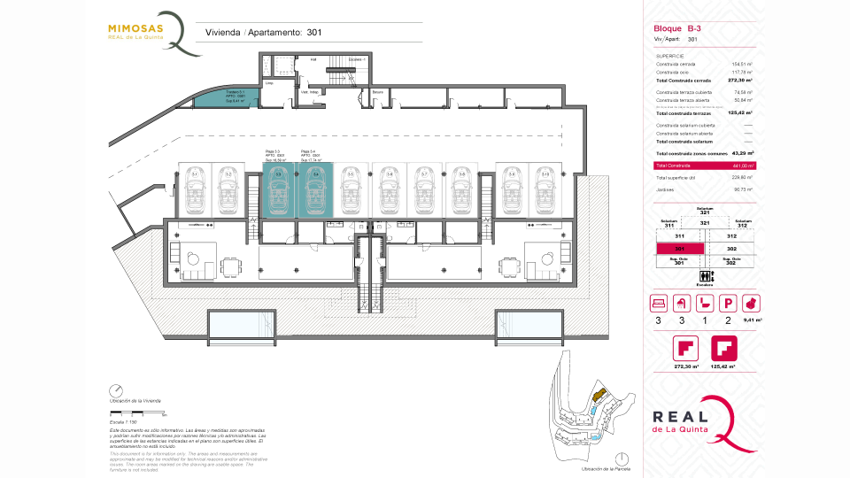 2 Parking Spaces and Storage Room