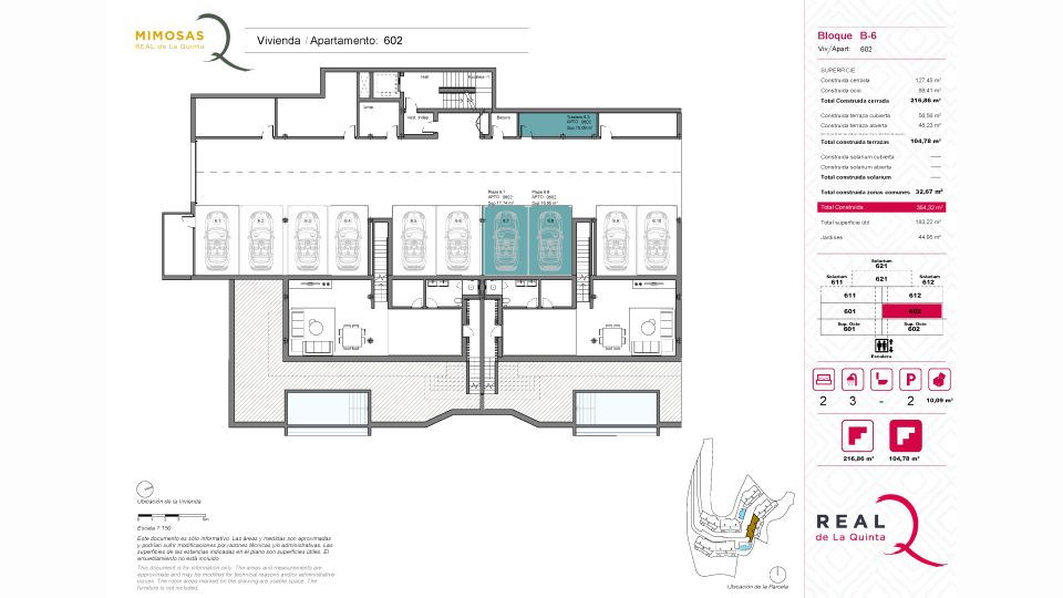 2 Parking Spaces and Storage Room