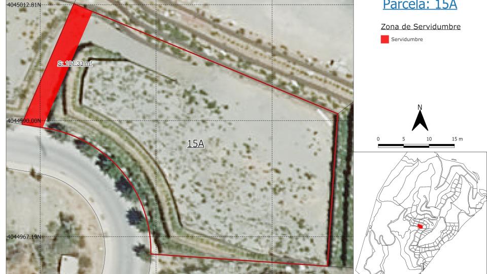 Parcela 15A Servidumbres