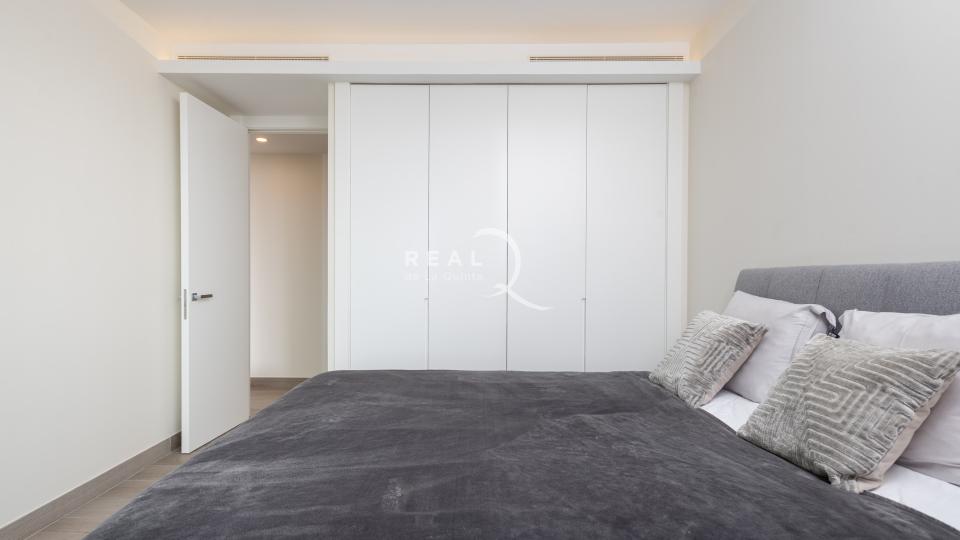 Master bedroom with walking closet and bathroom ensuite