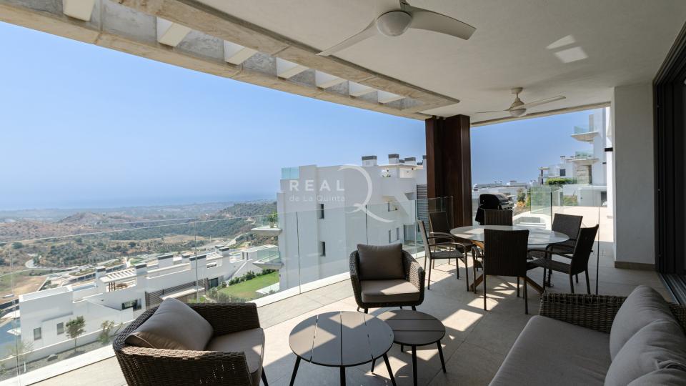 very large terrace