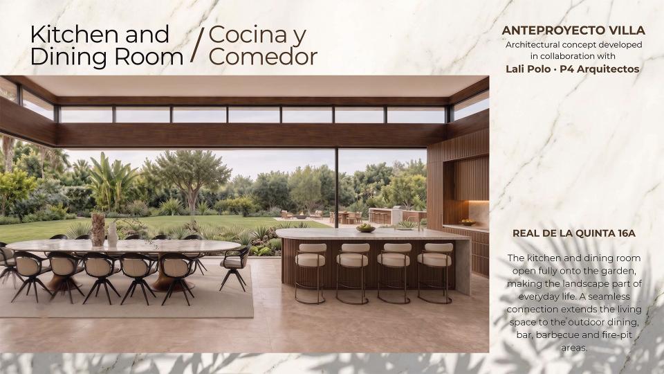 Plot 16A Villa Proposal Kitchen and Dining Room