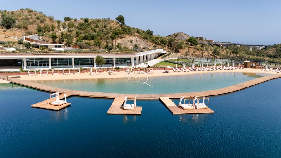 lake, beach, swimming pool
