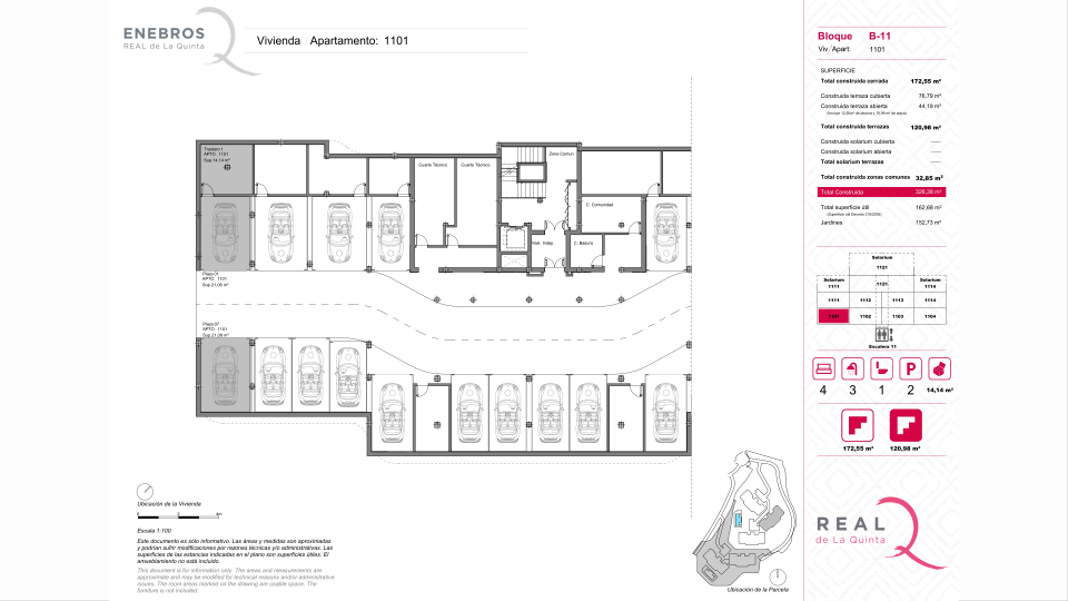 2 plazas de Parking y trastero