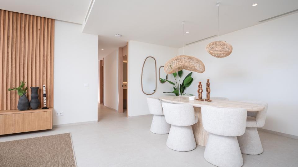 salón de un apartamento de Real de La Quinta
