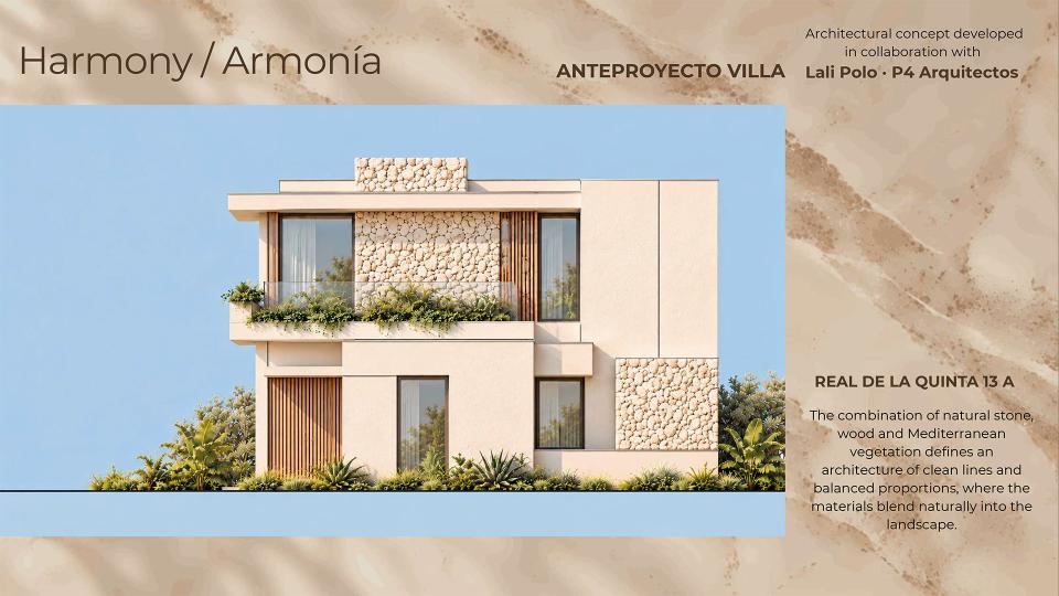 Propuesta de villa Parcela 13A Armonía
