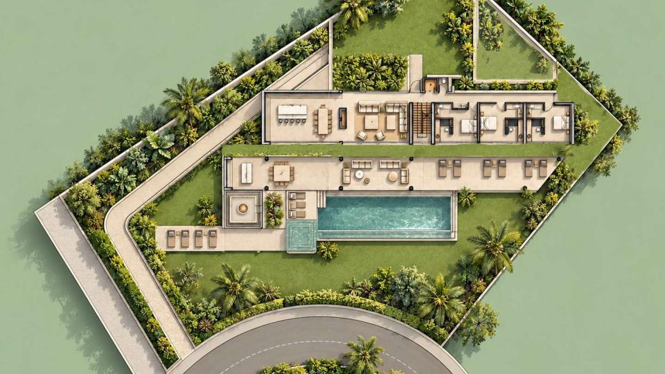 Villa Proposal Plot 15A Flowing Spaces