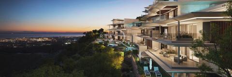 Vistas de Mimosas, Real de La Quinta, de noche