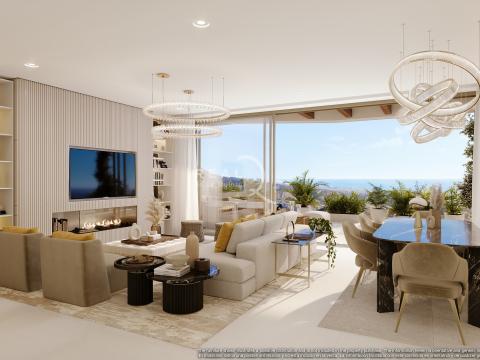 Mimosas Living and Dining Room + Kitchen (3D Camera 1)