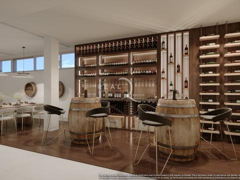 Mimosas Apartamento Villa Jardín. Leisure Area - Biblioteca + Cava (Cámara 2)