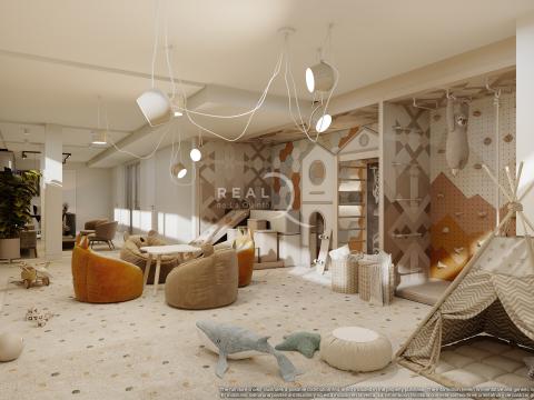 Mimosas Apartamento Villa Jardín. Leisure Area - Zona de niños + Coworking (Cámara 1)