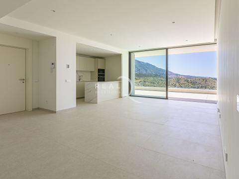 living and dining area with a pocket window