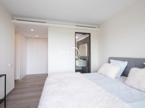 Master bedroom with walking closet and bathroom ensuite