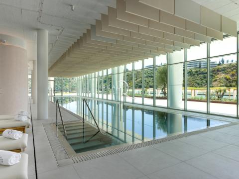 indoor pool in the wellness center