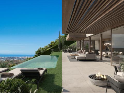 beautiful luxury villa with panoramic sea views on plot 14.3